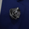 Grey Floral lapel Pin