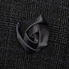 Grey Floral lapel Pin