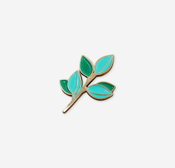 Plum Tree Lapel Pin