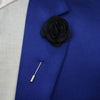 Black Rose Lapel Pin