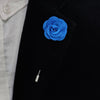 Blue Rose Lapel Pin