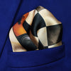 chess game silk pocket square