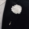 White Rose  Lapel Pin