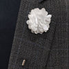 White Rose  Lapel Pin