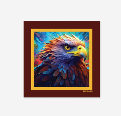 Abstract Eagle pocket square