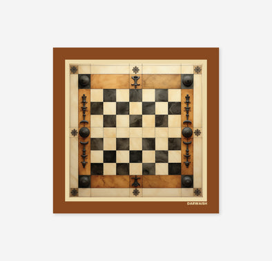 chess game silk pocket square