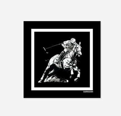 Polo Player Silk Pocket Square